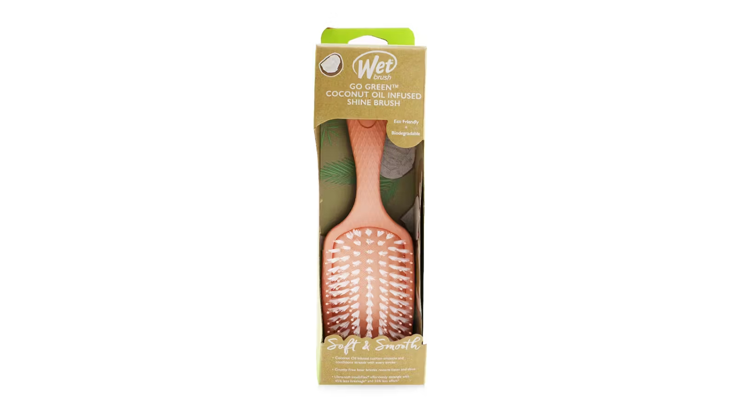 Wet Brush Go Green Oil Infused Shine Enhancer - # Coconut Oil - 1pc
