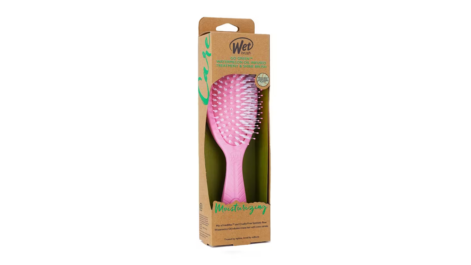 Wet Brush Go Green Oil Infused Shine Enhancer - # Watermelon Seed Oil - 1pc