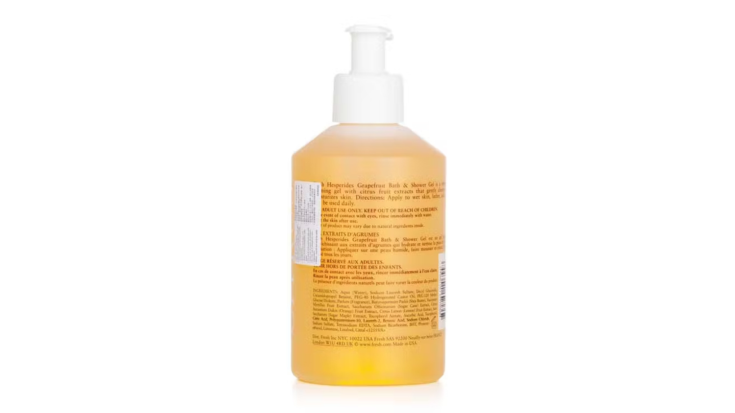 Fresh Hesperides Grapefruit Bath & Shower Gel (With Pump) - 300ml/10oz