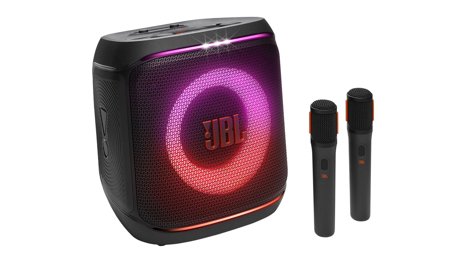 JBL Partybox Encore Portable Bluetooth Speaker with 2 Microphones - Black (JBLPBENCORE22MICAS)