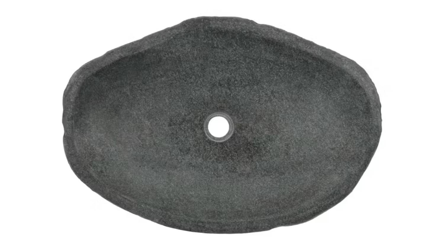 NNEVL Basin Flat Oval Riverstone 60-70cm