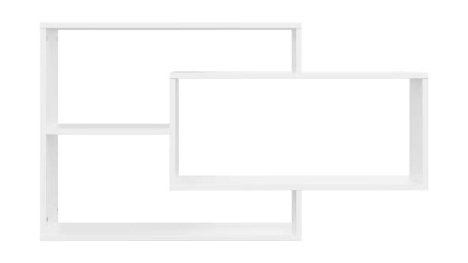 NNEVL Wall Shelves 104 x 20 x 58.5cm - White