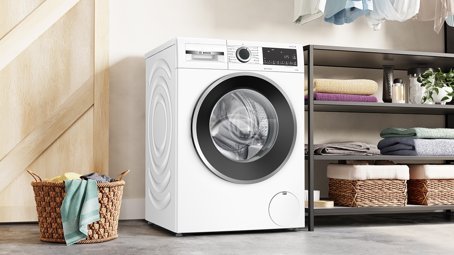 Bosch 10kg Front Loading Washing Machine with 14 Programs - White (WGG254Z0AU)