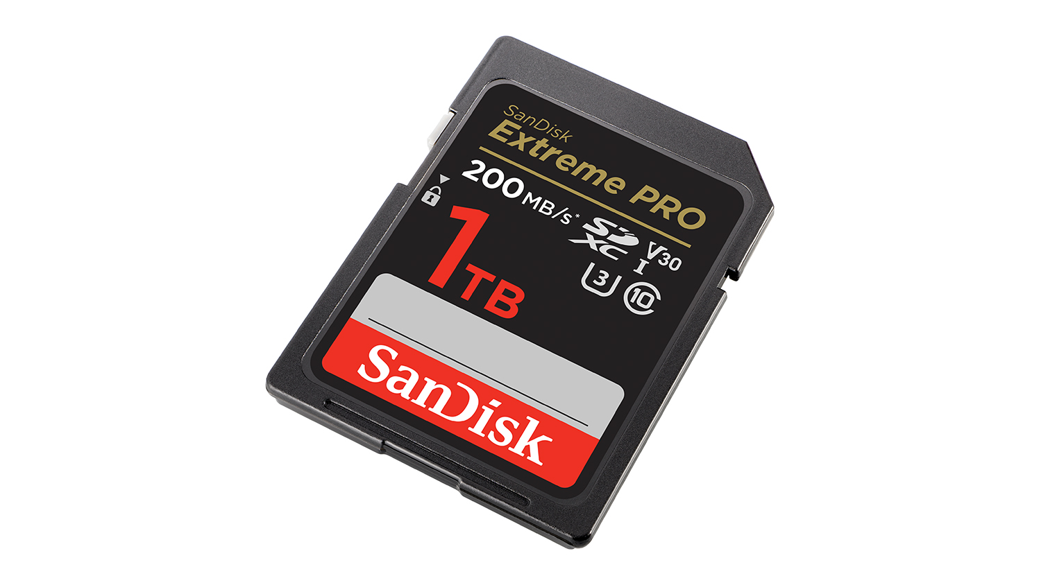 SanDisk Extreme Pro SD Card - 1TB (SDXXD, SDXC, UHS-I, V30, U3, Read 200 MB/s)