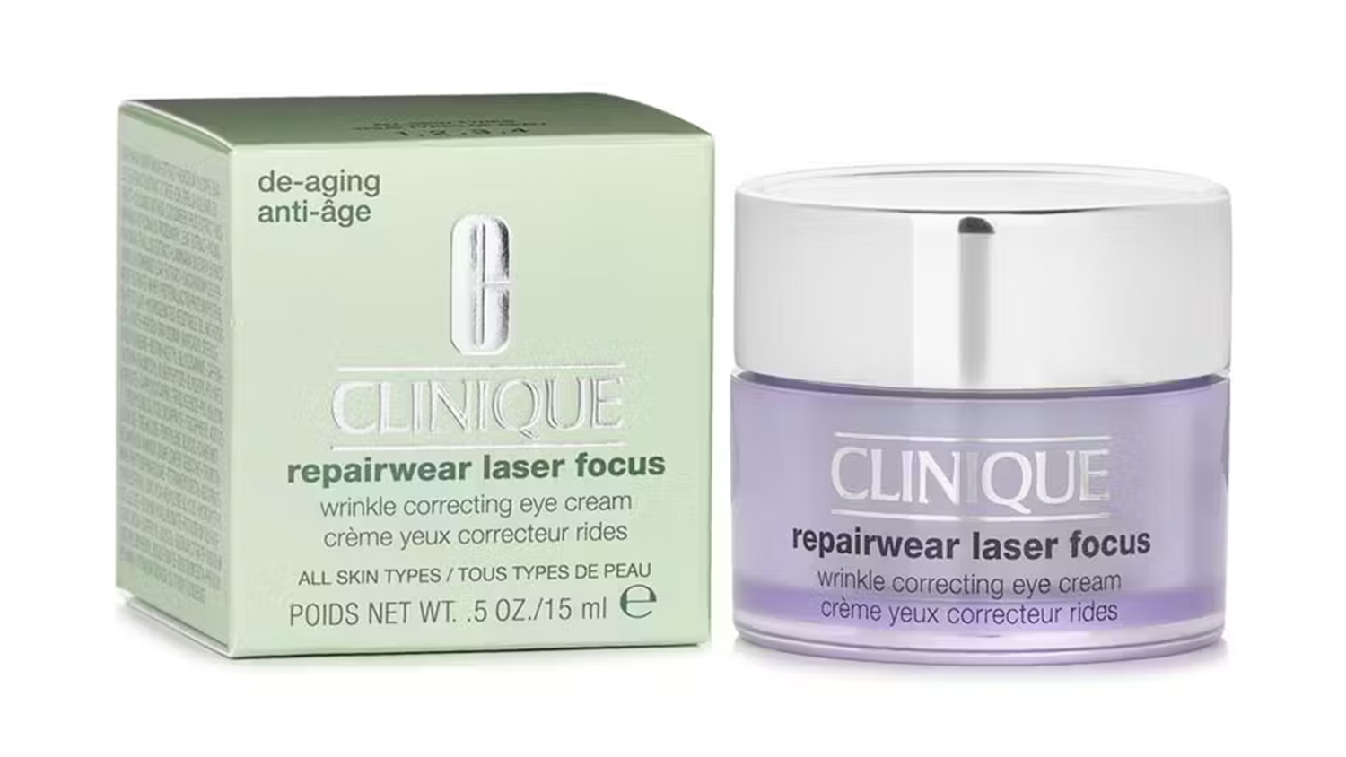 Clinique Repairwear Laser Focus Wrinkle Correcting Eye Cream - 15ml/0.5oz