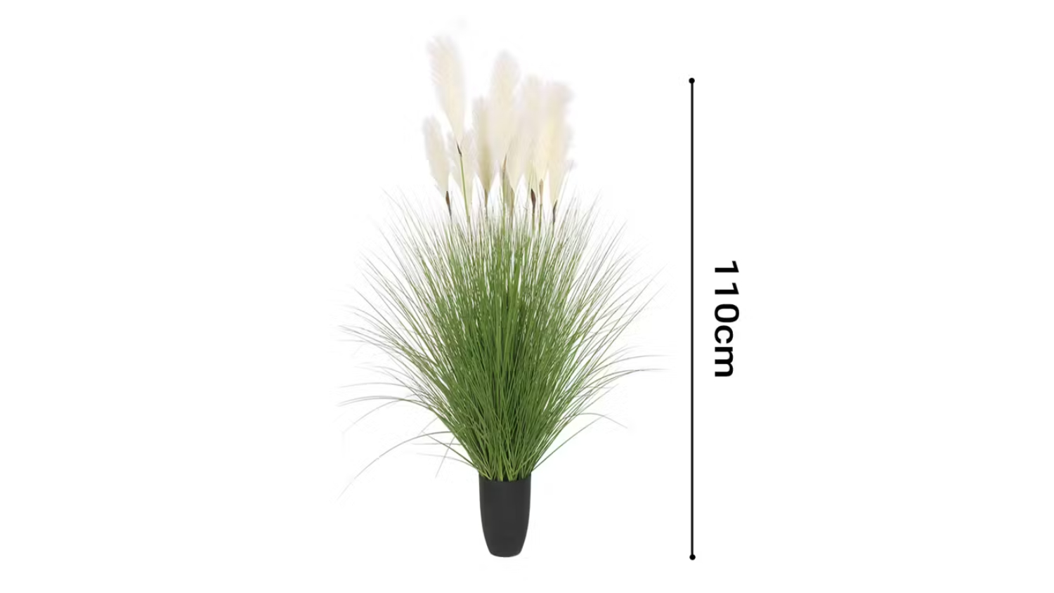 Soga Artificial Reed Bulrush 110cm