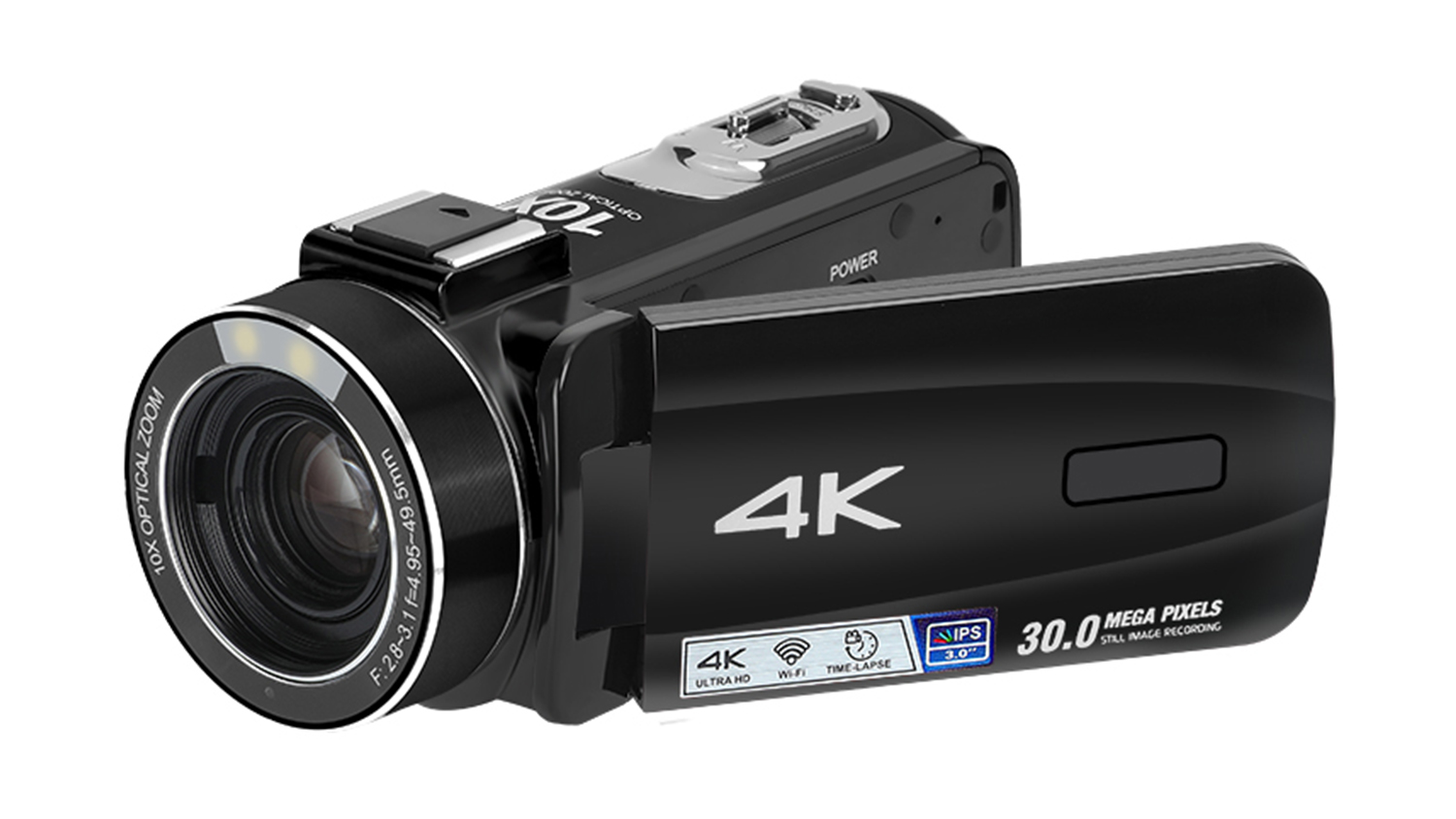 Enkel Vision Pro 4k Video Camera - Black