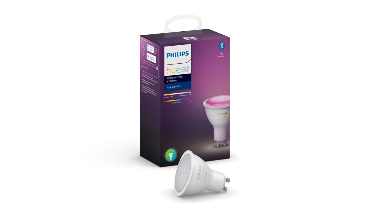 Philips Hue GU10 White/RGB Spotlight Bulb