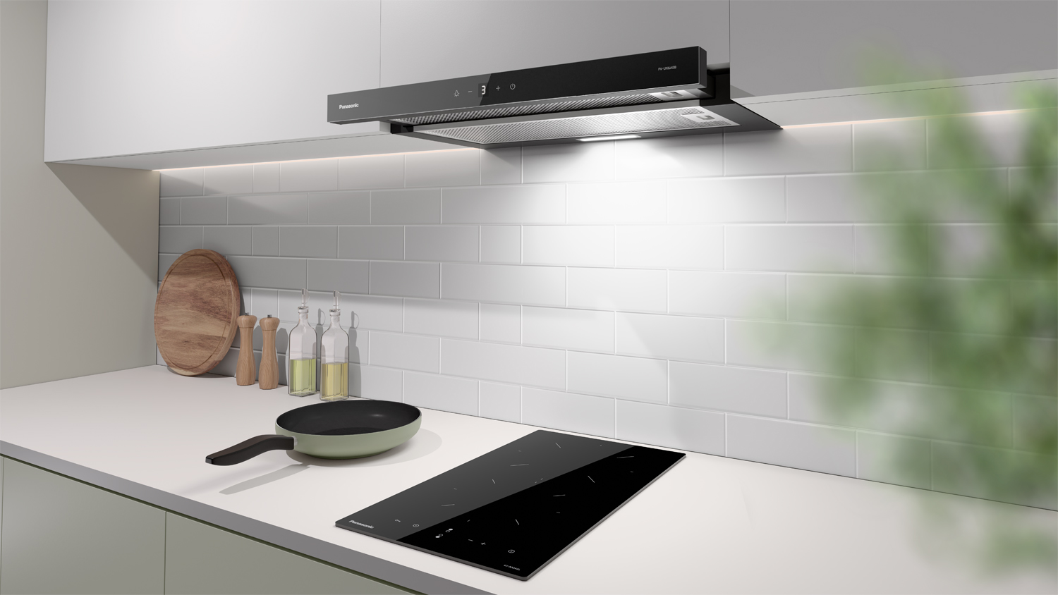 Panasonic 30cm 2 Zone Ceramic Cooktop - Black (KY-R32AELJPQ)