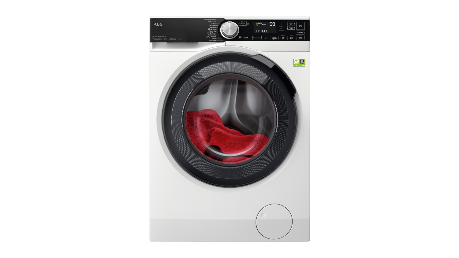 AEG 10kg Front Loading Washing Machine - White (Series 8000/LF8516O8O)
