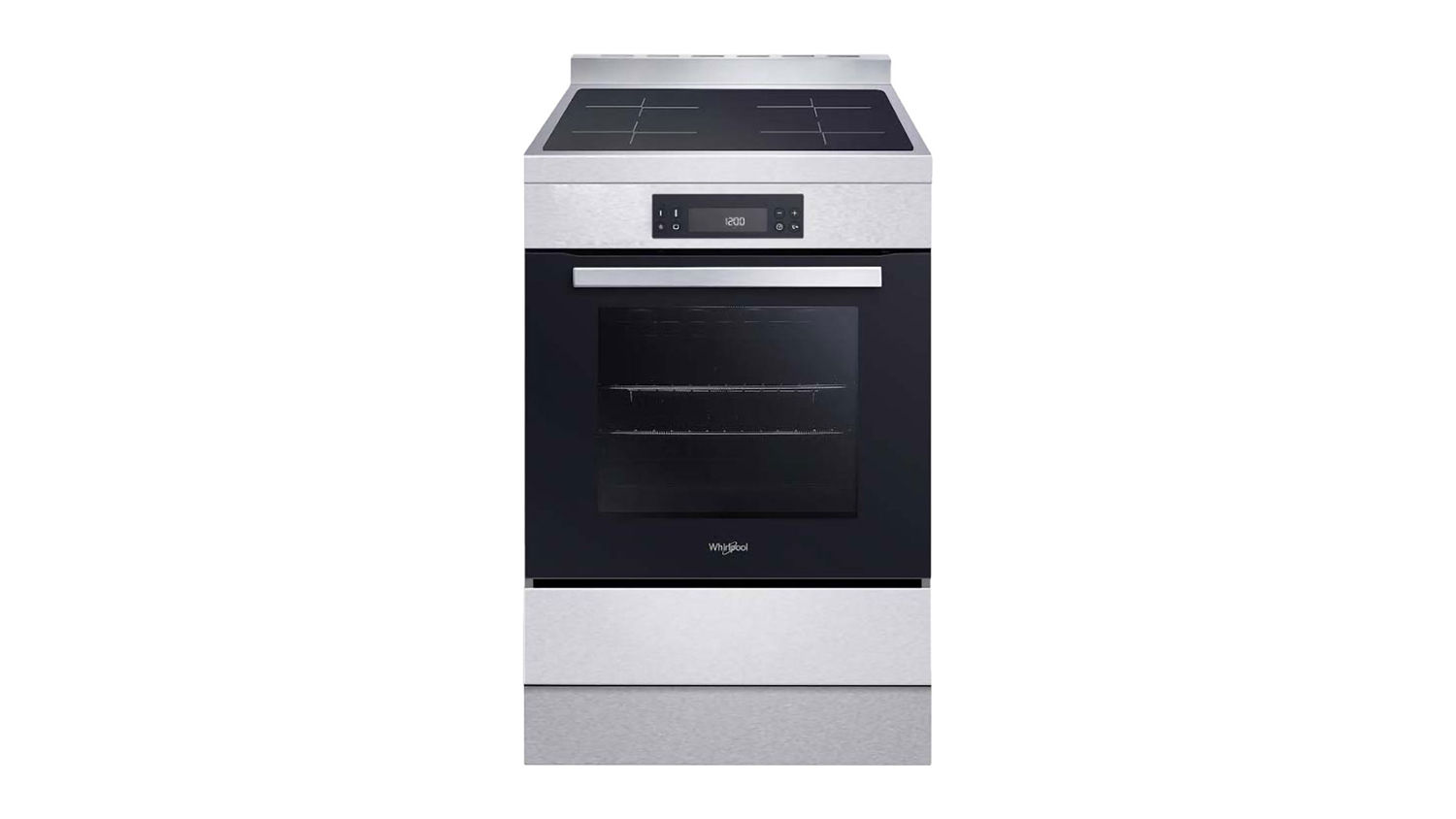 Whirlpool 60cm Freestanding Oven with Induction Cooktop - Inox/Silver (WS68I9SPX)