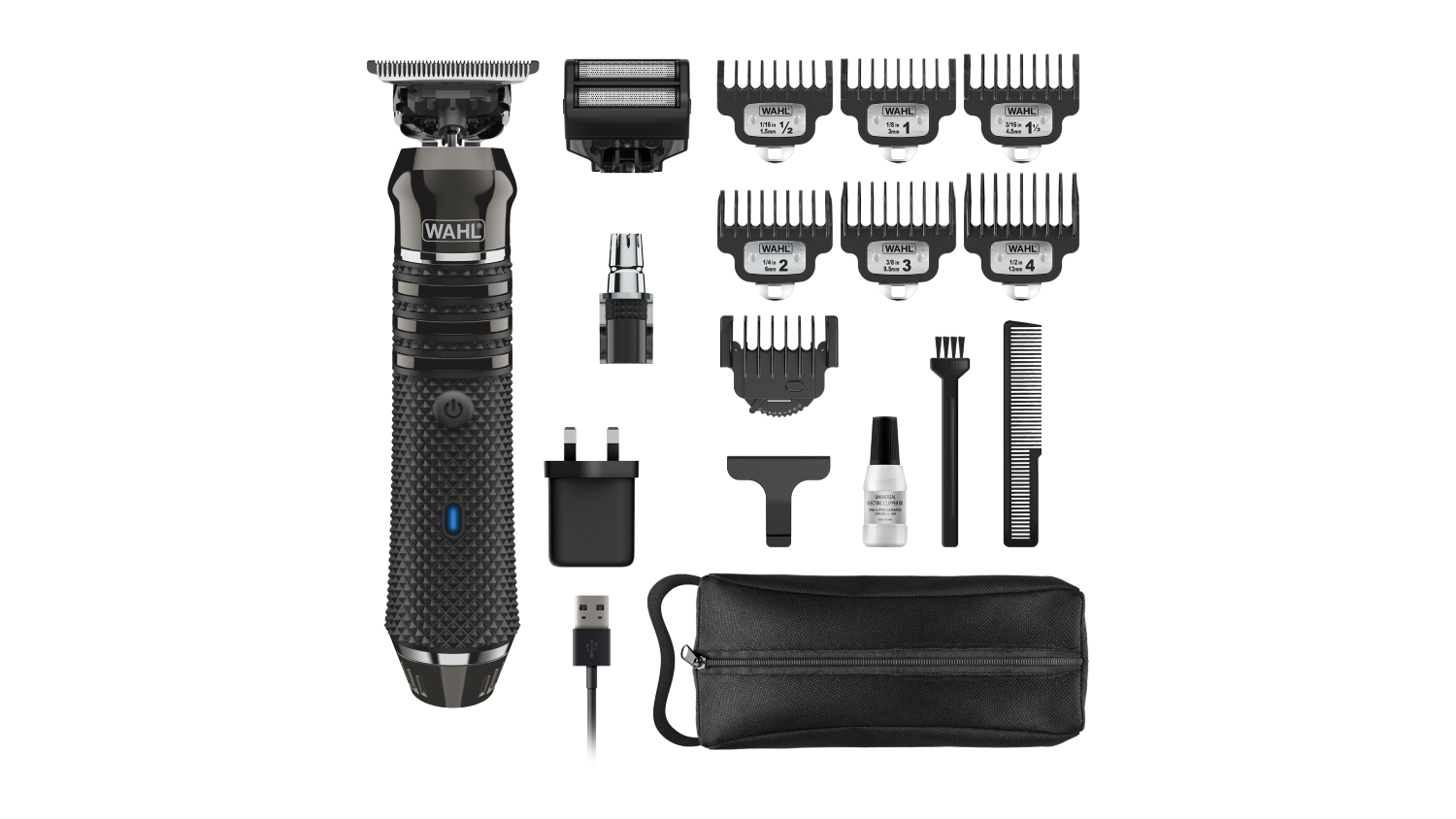 Wahl X-Ray Wet & Dry Cordless Trimmer Kit - Black (3025516)