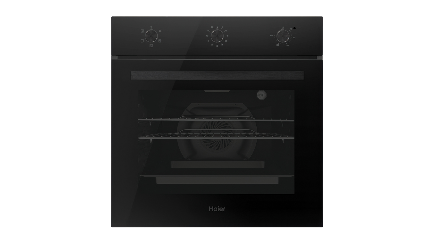 Haier 60cm Built-In Oven with 4 Functions - Black (HWO60S4LMB3)