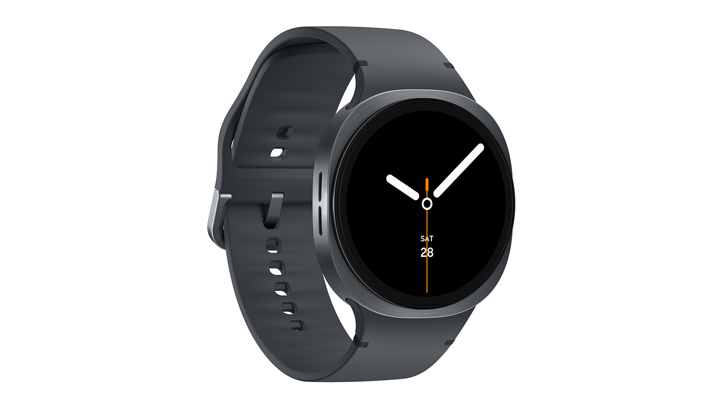 Samsung Galaxy Watch8 Smartwatch - Graphite Case with Graphite Band (44mm Case, GPS, Bluetooth)