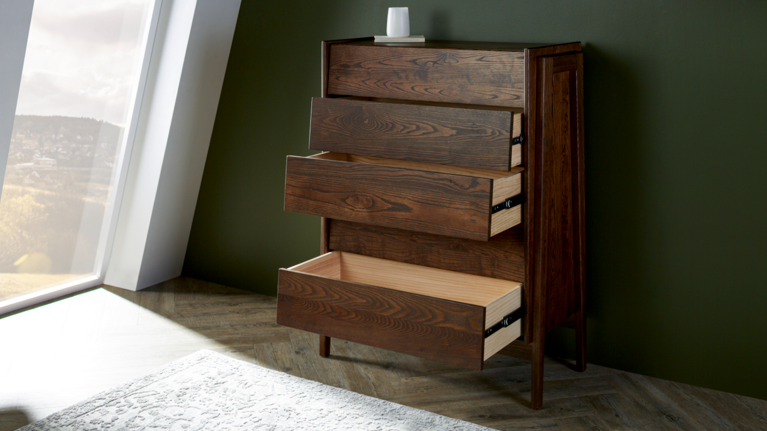 Alexa 5 Drawer Tallboy