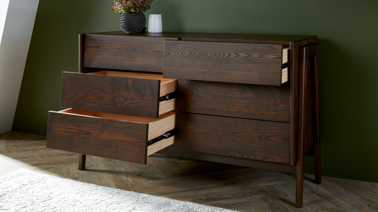 Alexa 6 Drawer Lowboy