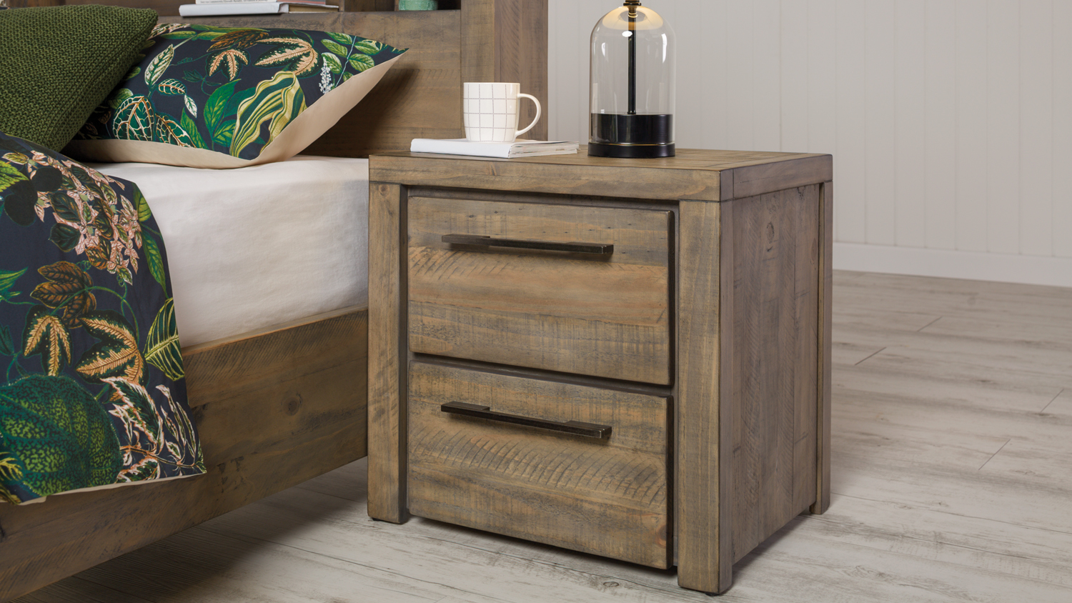 Prism 2 Drawer Bedside Table