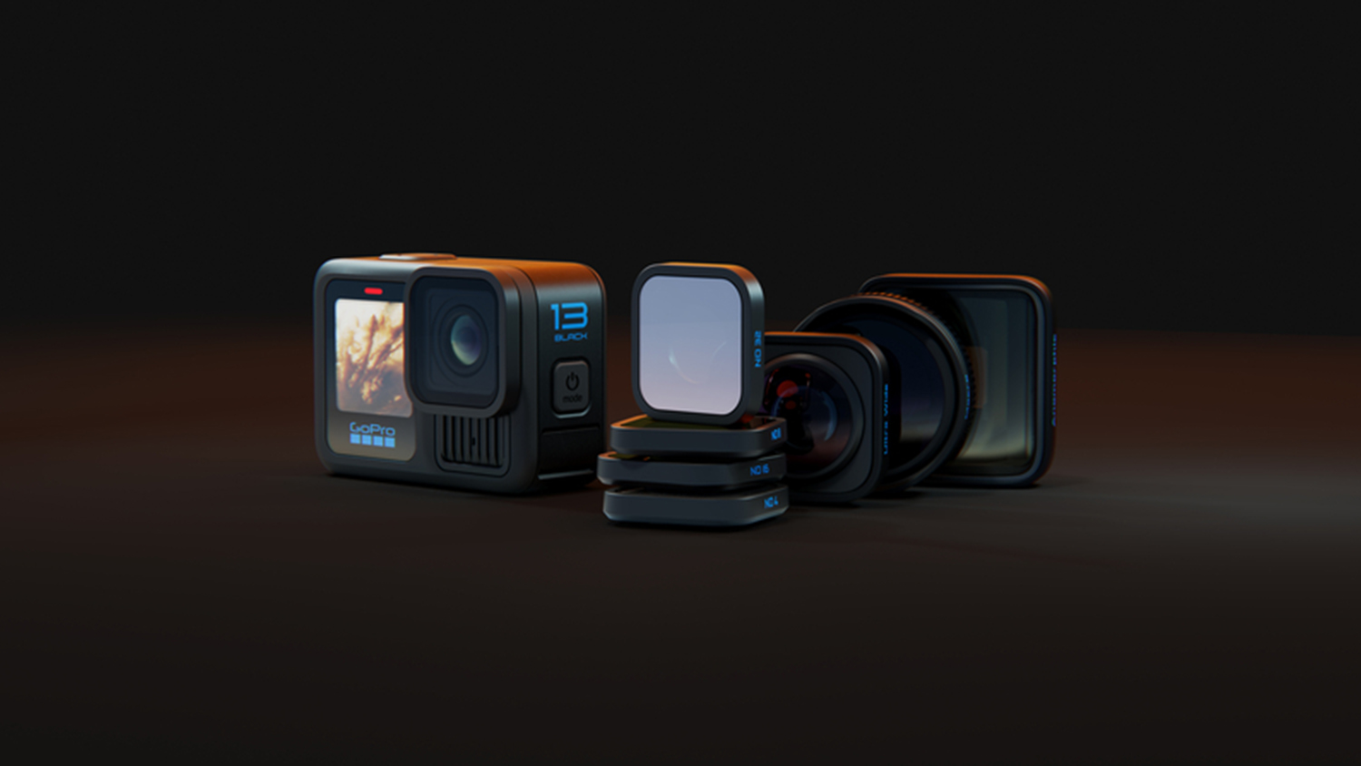 GoPro HB-Series Lens Collection for Hero13 Action Camera - Black