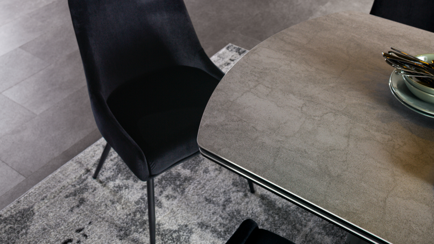 Atoma 5 Piece Extension Dining Suite with Province Dining Chairs