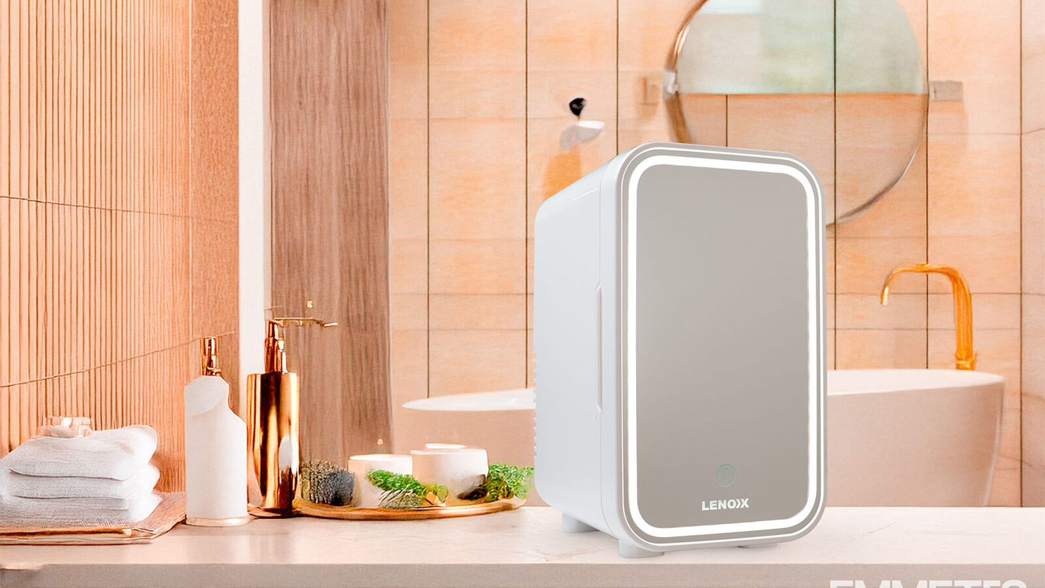 Lenoxx Compact Benchtop Skincare Fridge 6L