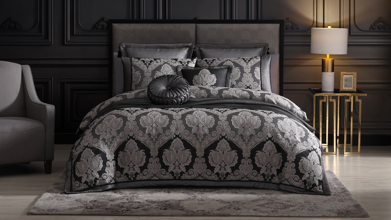 Emerson Granite Duvet Cover Set by Da Vinci