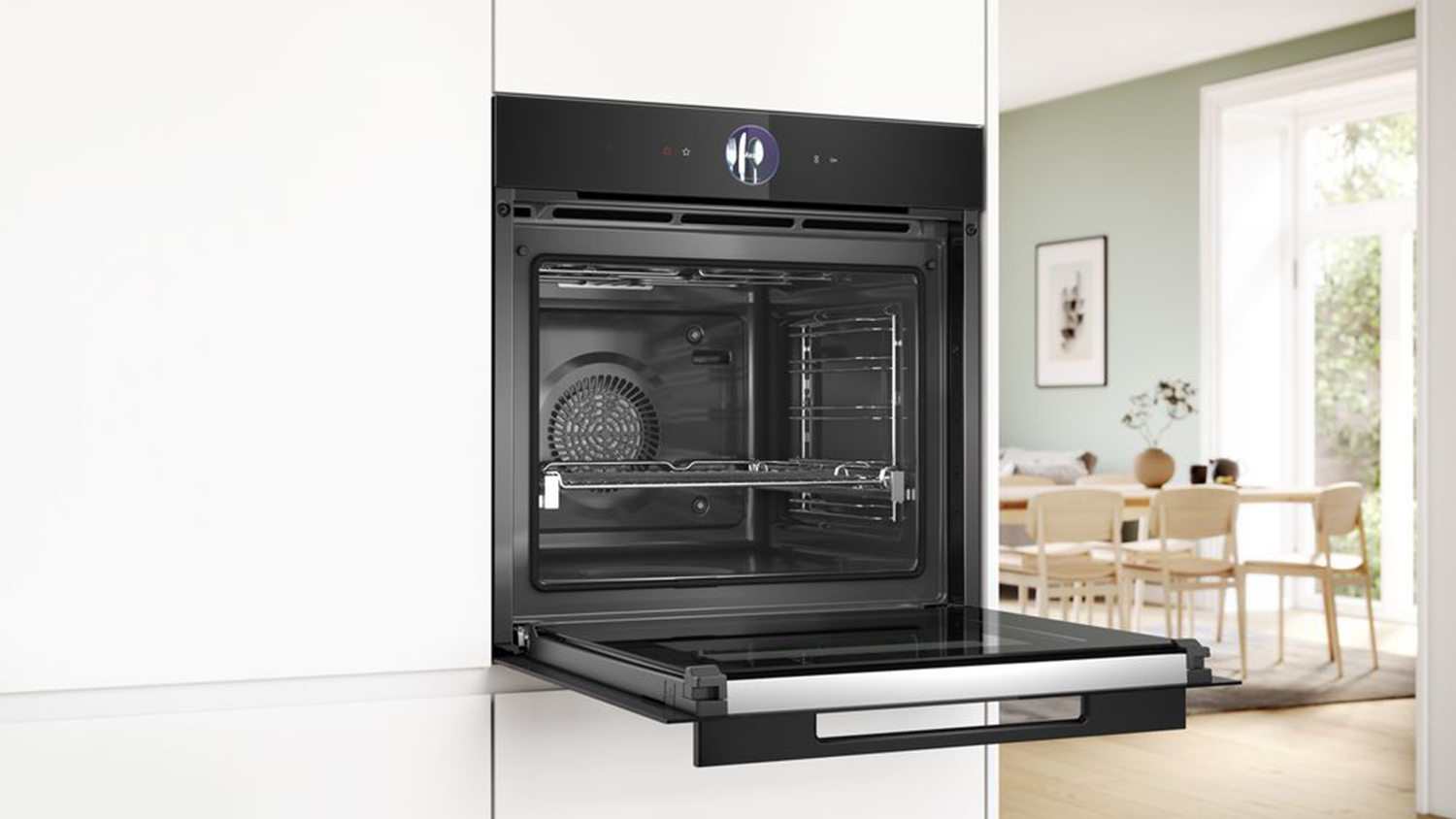 Bosch 60cm Smart Built-In Oven with 14 Functions - Black (HBG976MB1A)