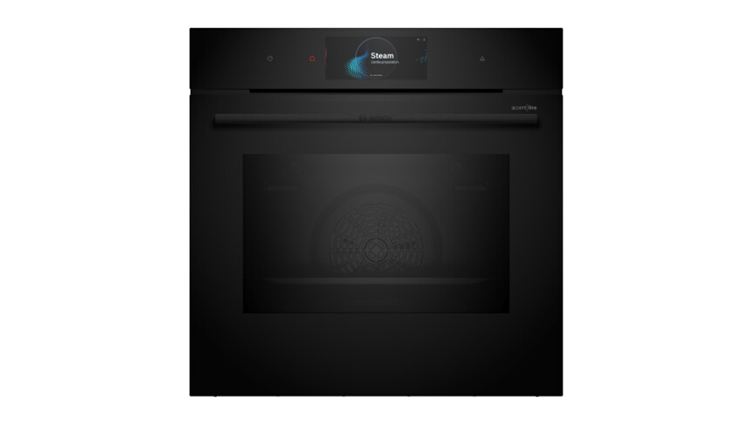 Bosch 60cm Smart Built-In Steam Oven with 24 Functions - Black (HSG958DB1A)