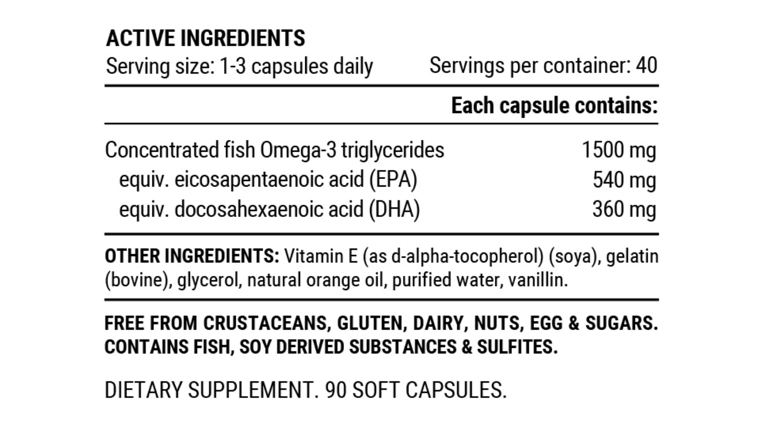 Pillar Performance Ultra Omega Fish Oil Supplement (90 caps.)