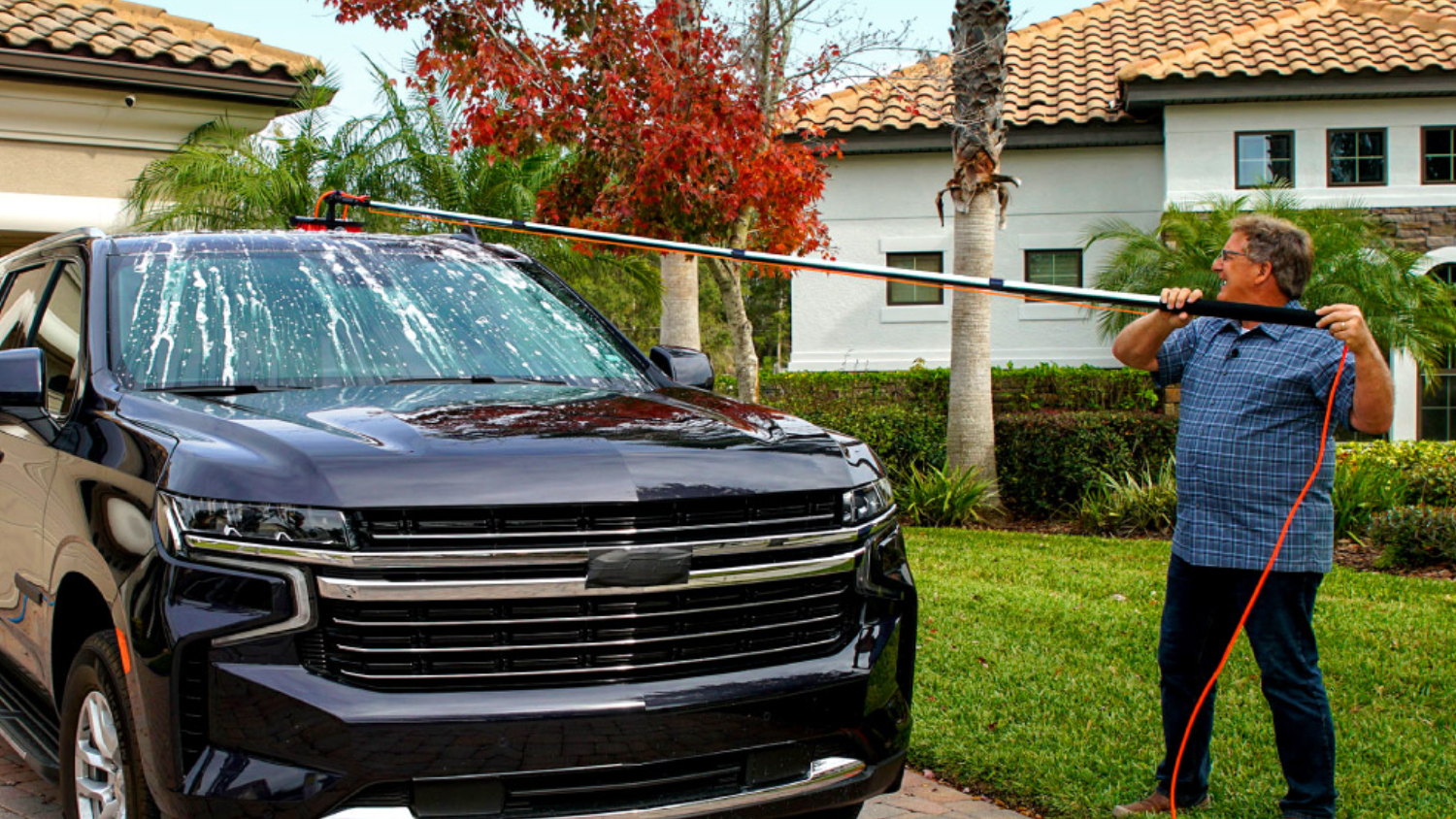 Starlyf HydroCleaner XL Multiuse Outdoor Telescopic Cleaning Brush 4.6m