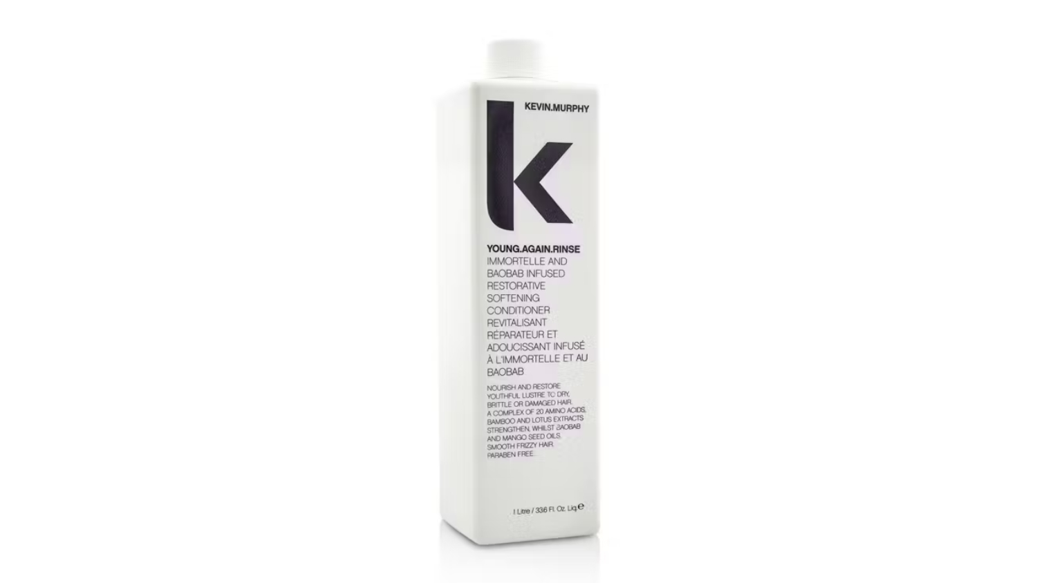 Kevin.Murphy Young.Again.Rinse (Immortelle and Baobab Infused Restorative Softening Conditioner - To Dry, Brittle or Damaged Hair) - 1000ml/33.8oz