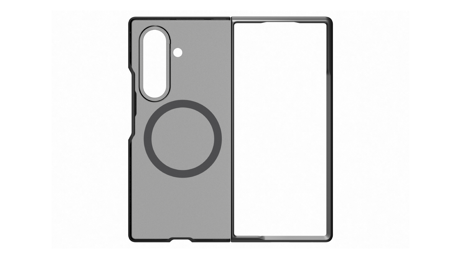 Samsung Capella Case for Galaxy Z Fold7 - Black (GP-FPF966PGBTW)