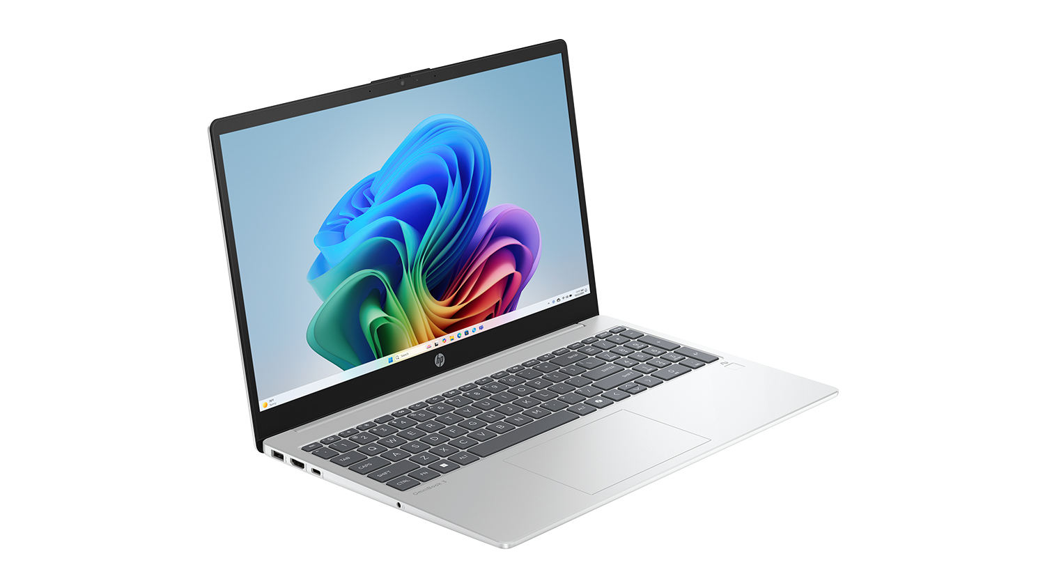 HP OmniBook 3 15.6" Laptop - AMD Ryzen AI 7 24GB-RAM 1TB-SSD Copilot+ PC - Glacier Silver (15-fn0021AU)