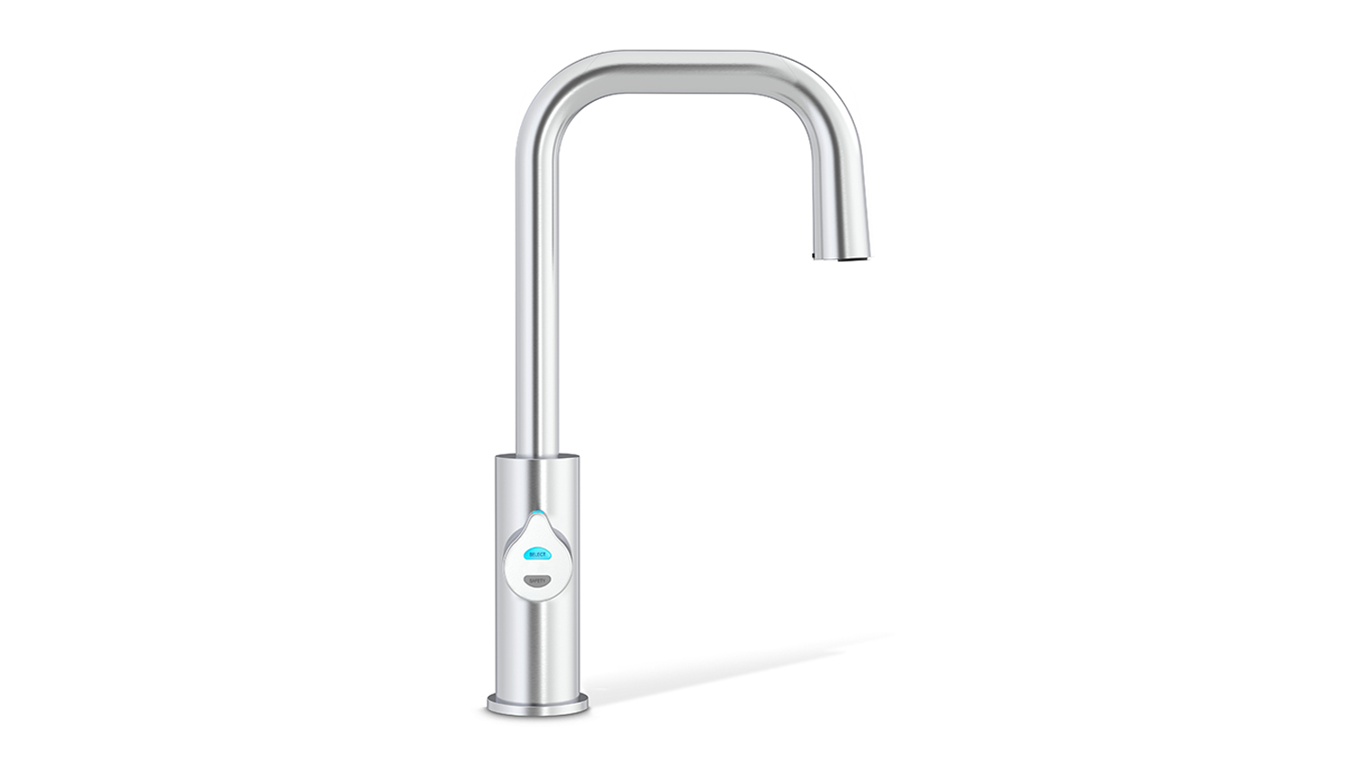Zenith Filtered Water Tap - Boiling Chilled & Sparkling - Brushed Chrome (Cube Plus - H5C783Z01NZ)