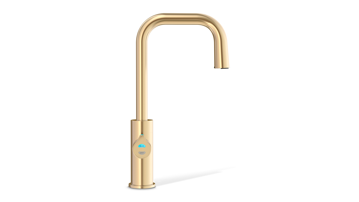 Zenith Filtered Water Tap - Boiling Chilled & Sparkling - Brushed Gold (Cube Plus - H5C783Z07NZ)