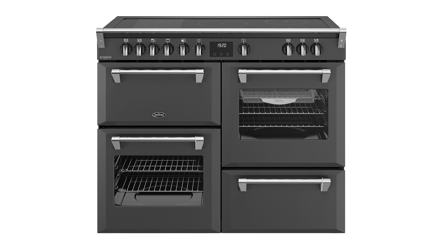 Belling 110cm Freestanding Oven with Induction Cooktop - Anthracite (BRDX110INDAN)