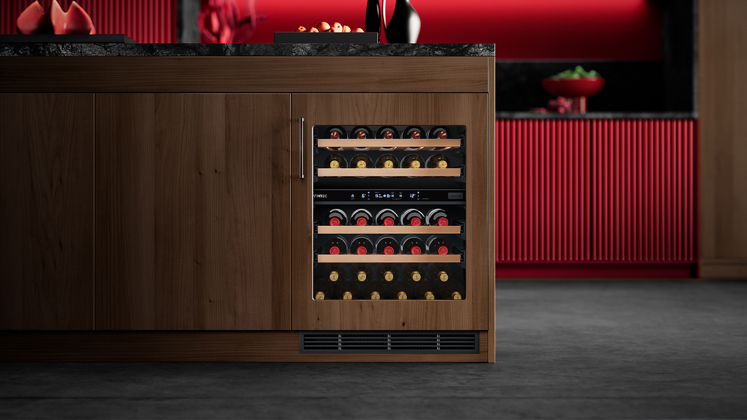 Vintec Integrated Wine Fridge with 31 Bottle Capacity - Panel Ready (VWD820SAP-X)