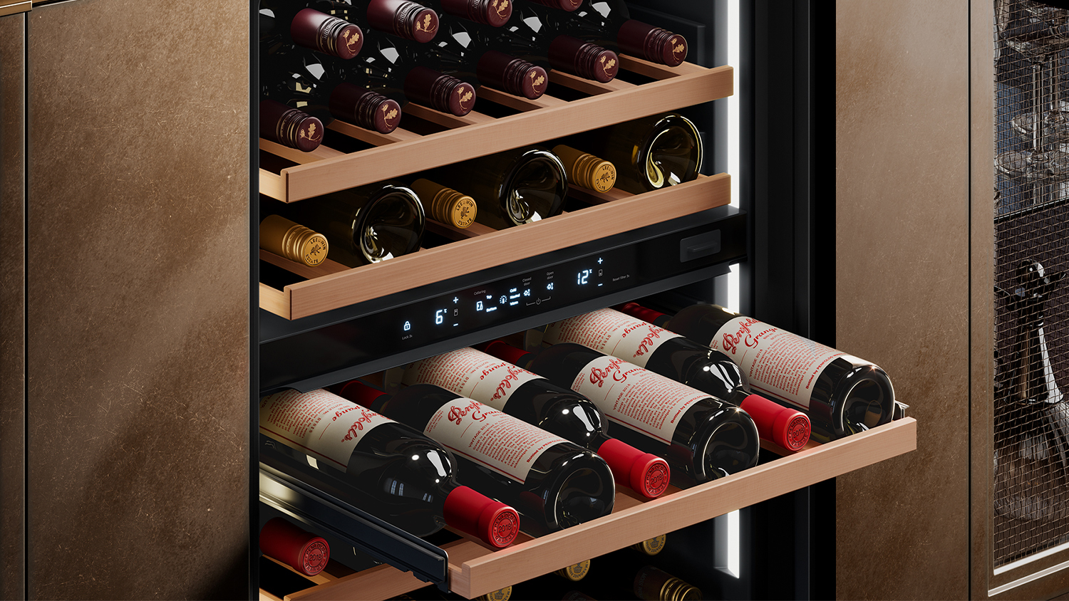 Vintec Wine Fridge with 40 Bottle Capacity - Black (VWD820SCB-X)