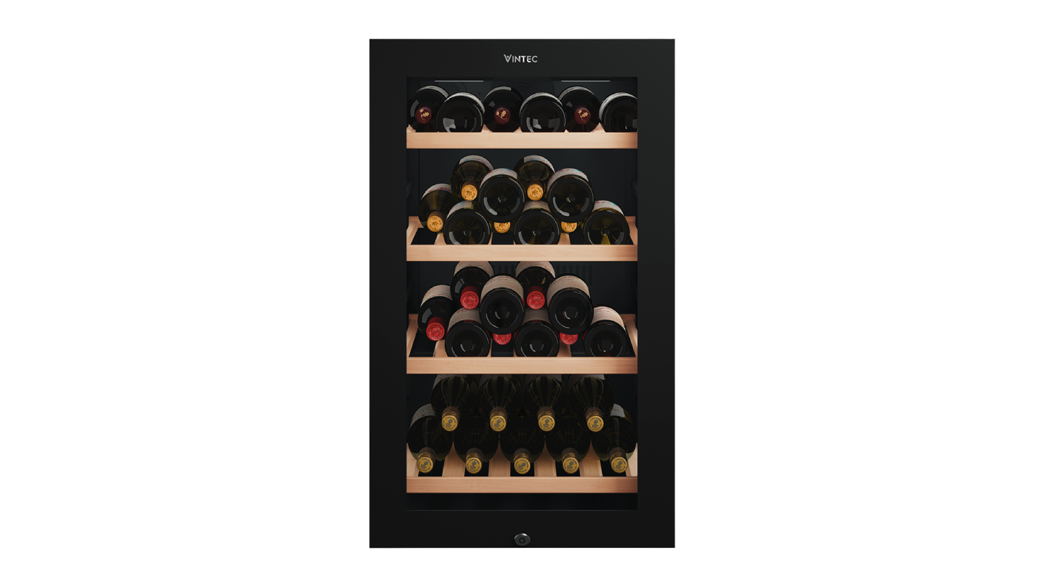 Vintec Wine Fridge with 35 Bottle Capacity - Black (VWS830FCB-X)
