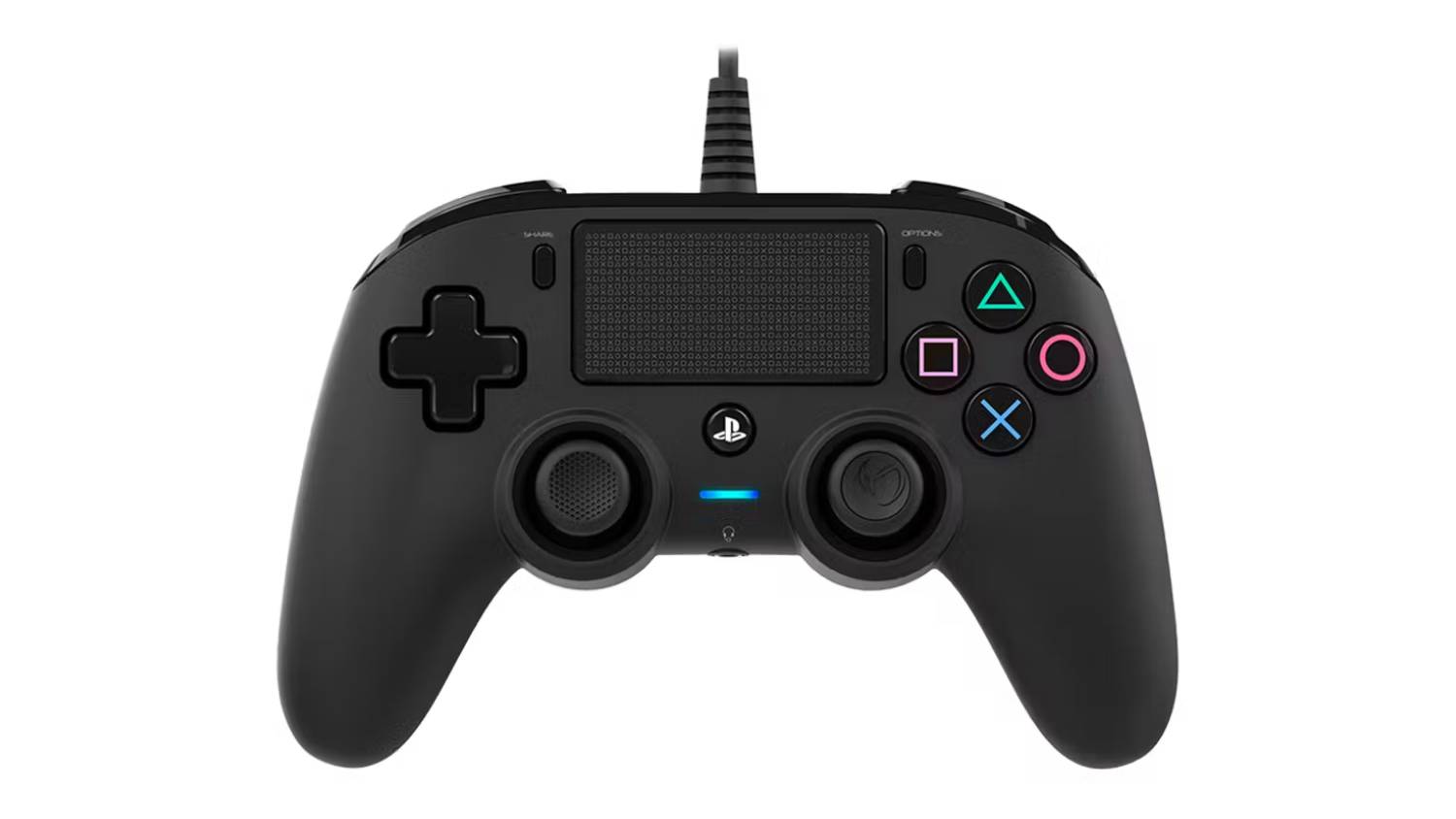 Nacon Wired Compact Controller for PlayStation 4 - Black