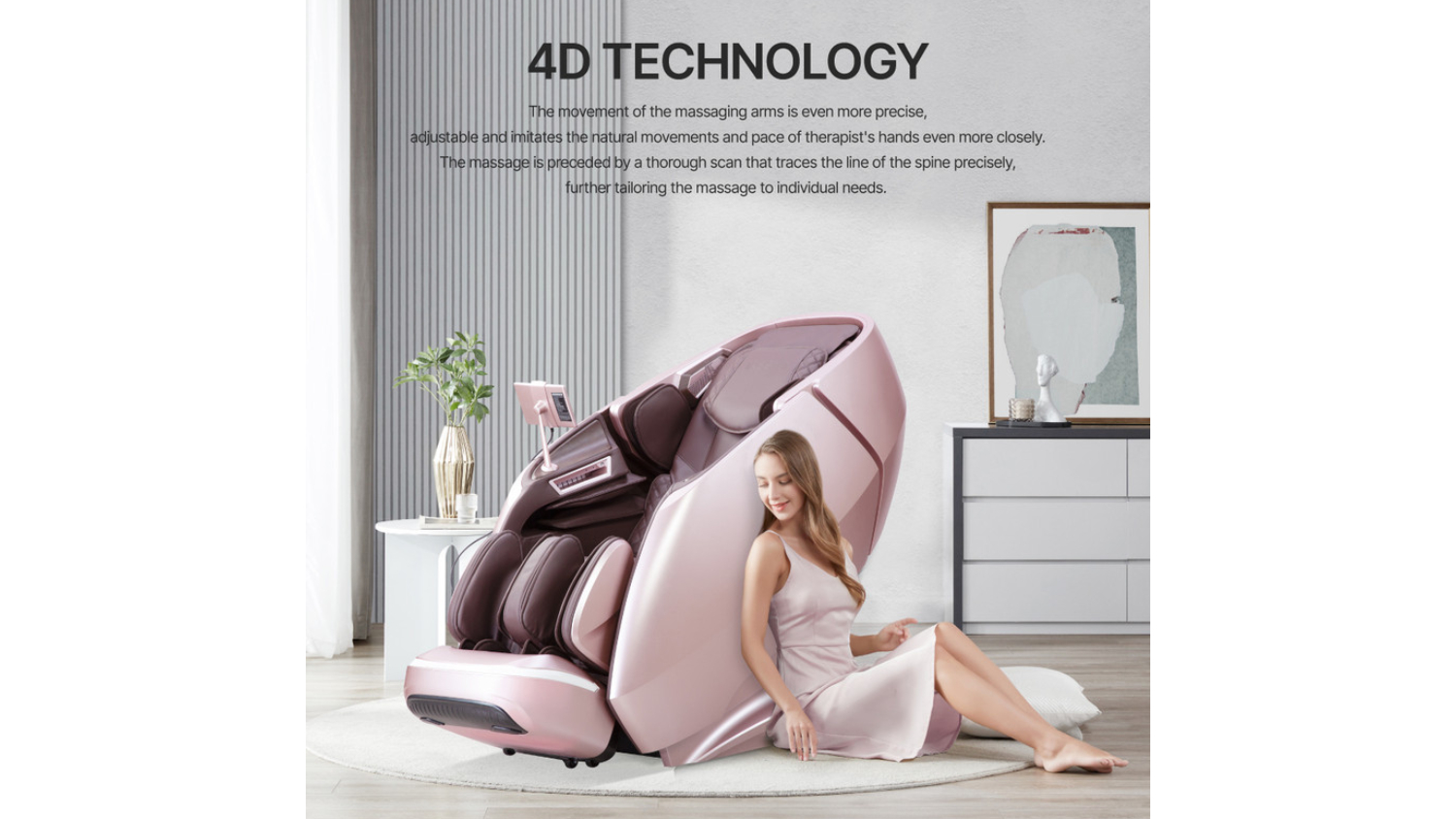 iRest A100S Massage Chair - Pink