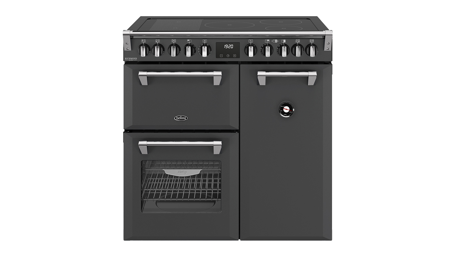 Belling 90cm Freestanding Oven with Induction Cooktop - Anthracite (BRDX90INDAN)