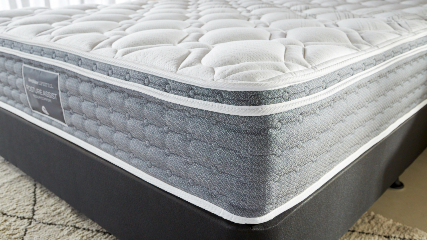 Posture Assist Medium Queen Mattress with Posture Assist Base by SleepMaker