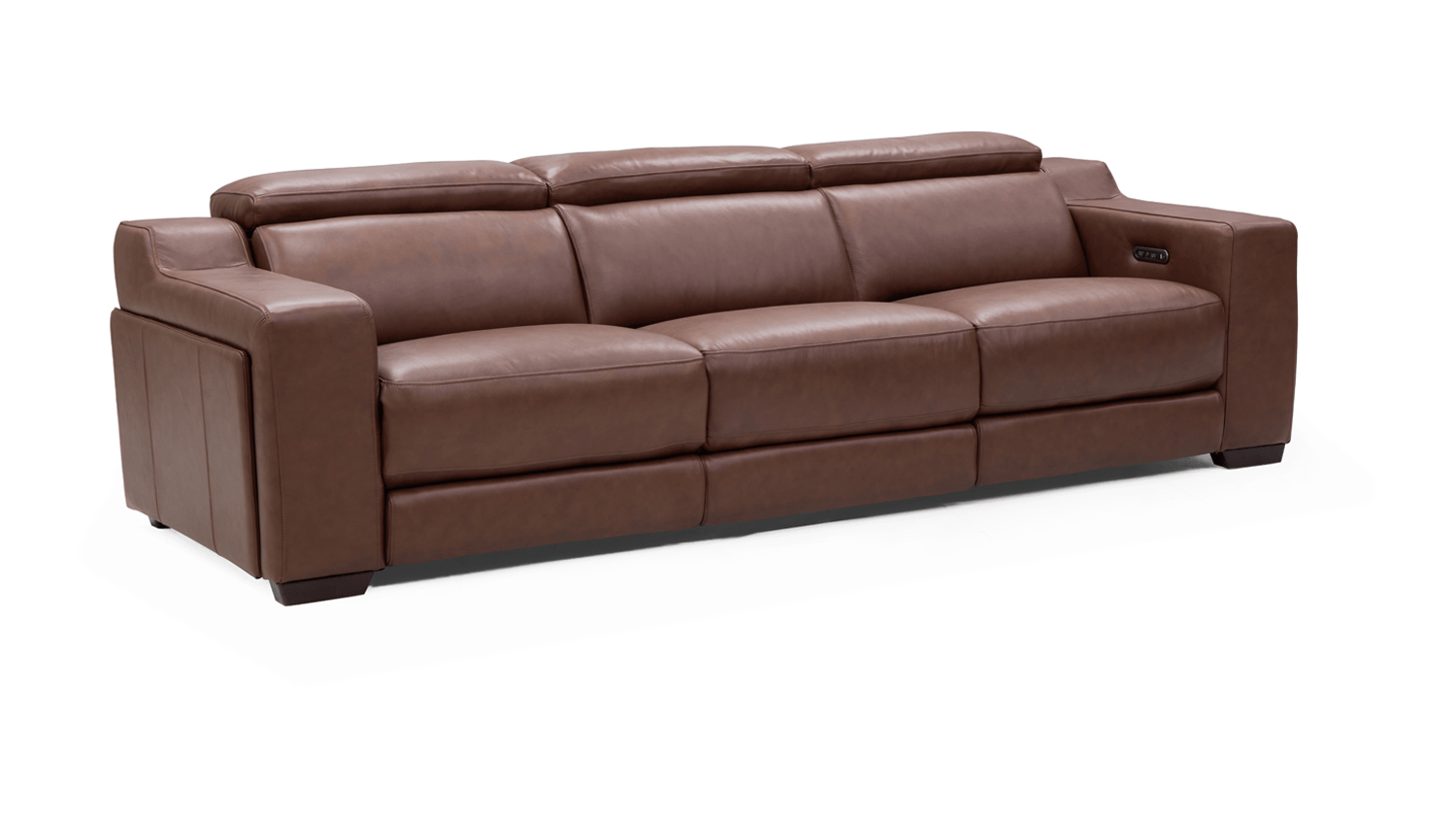 Pierce 3.5 Seater Leather Electric Recliner Sofa