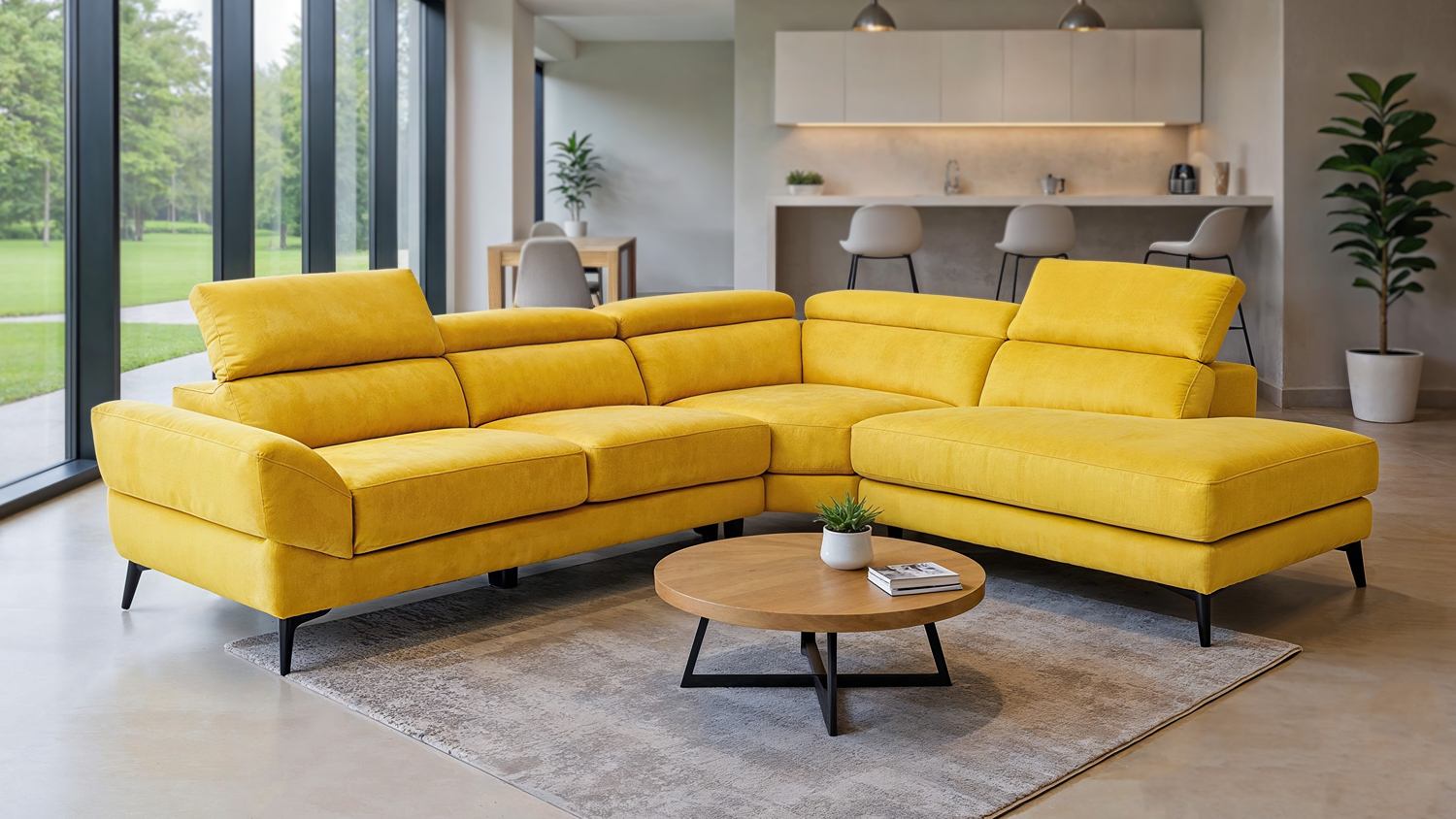 Westley 4 Seater Fabric Corner Chaise