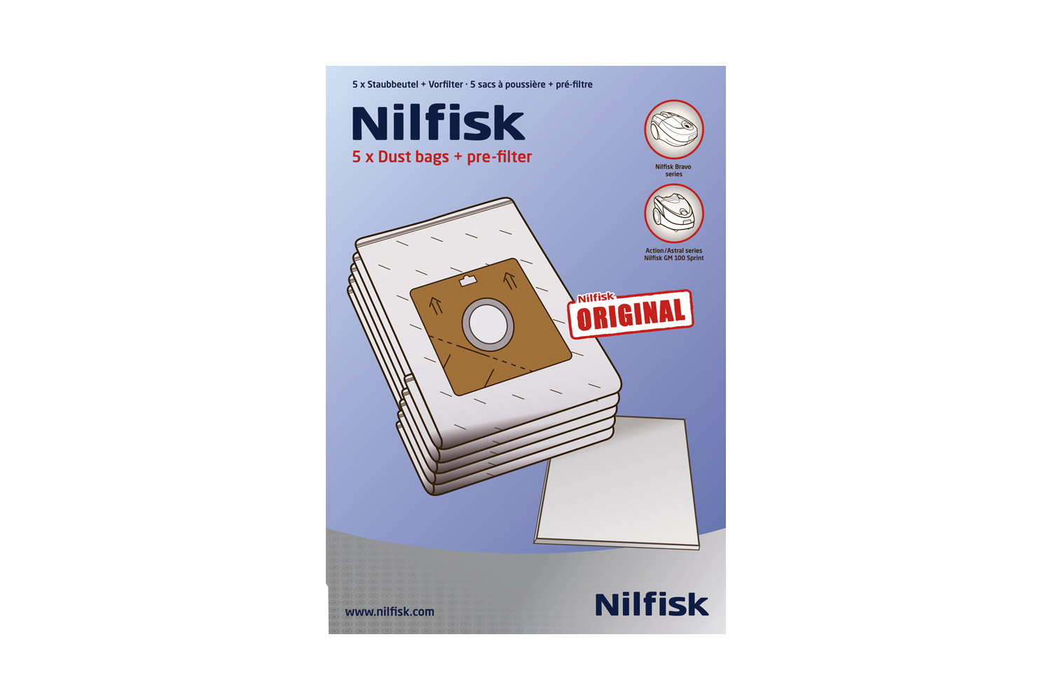 Nilfisk Action/Bravo/Sprint Series Vacuum Bags Harvey Norman New Zealand