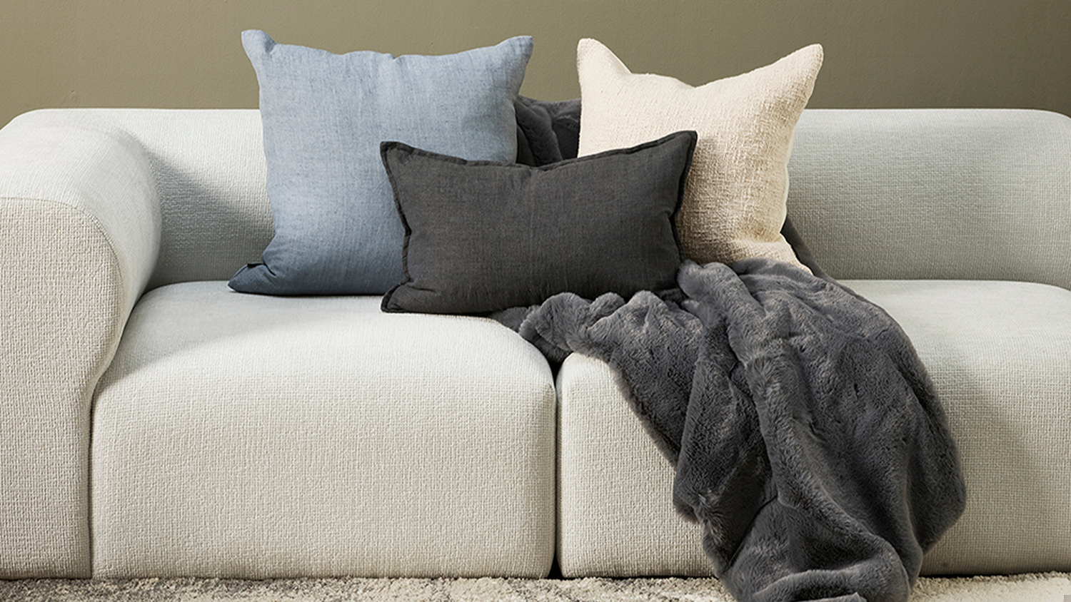 Milano Cushion - Cloud Blue