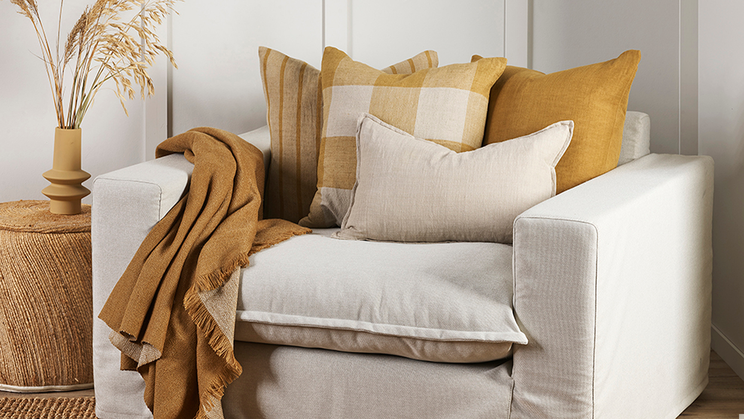 Milano Cushion - Toffee