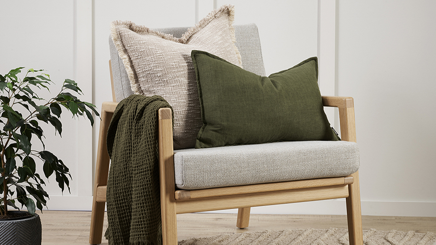 Arezzo Cushion - Natural