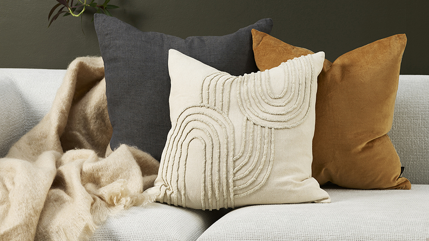 Gatsby Cushion - Ecru