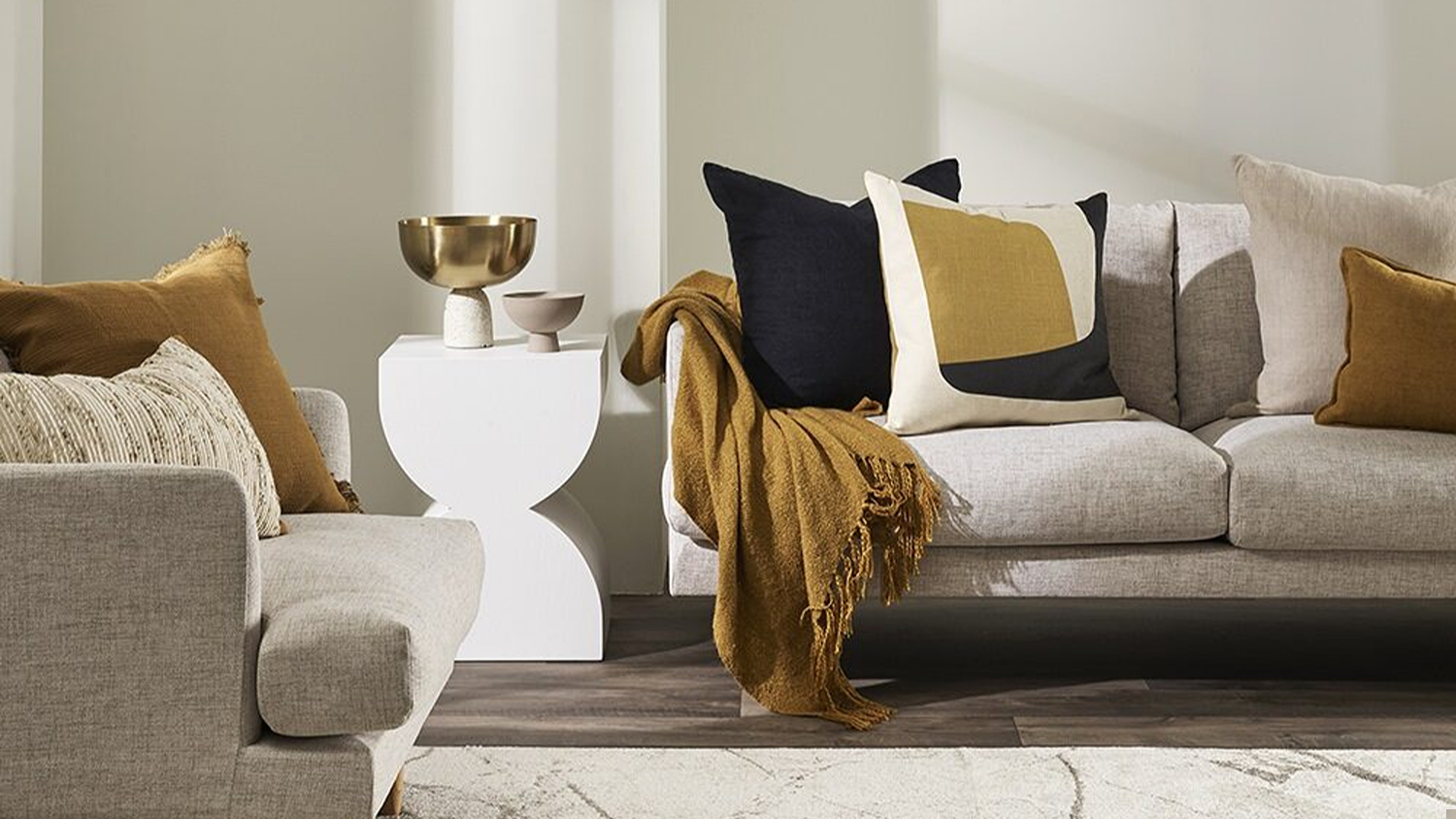 Maria Cushion - Toffee